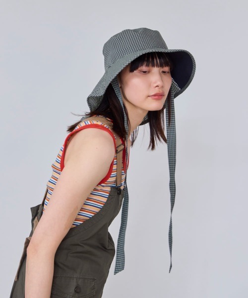 OVERRIDE（オーバーライド）の「OVERRIDE  HEATLOCK SNAP ROLLHAT SGP / オーバーライド（ハット・レディース・ブラック/グリーン/ブラック系・58cm）」の12枚目の写真