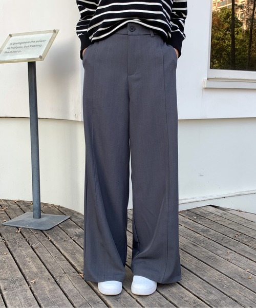 Siel(シエル)の「クラシックデザインスラックス(スラックス・レディース・カーキ/グレー/アイボリー/ブラック・LARGE/MEDIUM)」の19枚目の写真