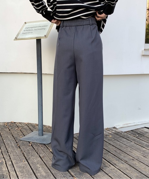 Siel(シエル)の「クラシックデザインスラックス(スラックス・レディース・カーキ/グレー/アイボリー/ブラック・LARGE/MEDIUM)」の11枚目の写真