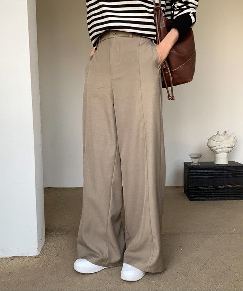 Siel(シエル)の「クラシックデザインスラックス(スラックス・レディース・カーキ/グレー/アイボリー/ブラック・LARGE/MEDIUM)」の15枚目の写真
