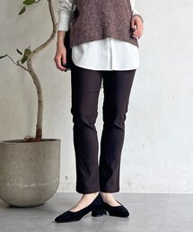 【S/Mサイズ展開】起毛ストレッチテーパード
