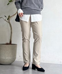 【S/Mサイズ展開】起毛ストレッチテーパード