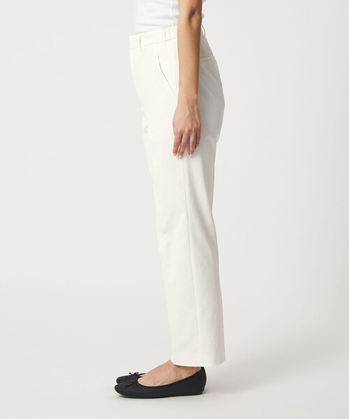 A DAY IN THE LIFE UNITED ARROWS(アデイインザライフユナイテッドアローズ)の「ツイル ストレートパンツ ホワイト ‐ウォッシャブル‐<A DAY IN THE LIFE>(スラックス・レディース・オフホワイト・38/36)」の6枚目の写真
