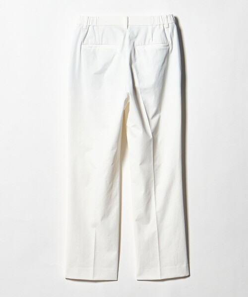 A DAY IN THE LIFE UNITED ARROWS(アデイインザライフユナイテッドアローズ)の「ツイル ストレートパンツ ホワイト ‐ウォッシャブル‐<A DAY IN THE LIFE>(スラックス・レディース・オフホワイト・38/36)」の9枚目の写真