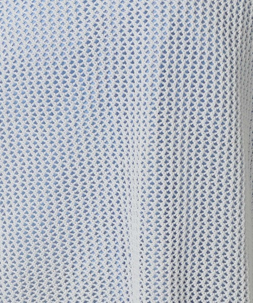 LAKOLE（ラコレ）の「5ゲージ透かし編みボートネックプルオーバー / 643962（ニット/セーター・レディース・レッド/オフホワイト/ベージュ/ブラック・FREE）」の16枚目の写真