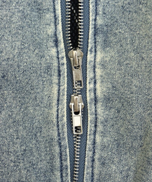 ANAP GiRL(アナップガール)の「キリカエ配色ブルゾン(ブルゾン・キッズ・ブルー/ベージュ・XS/S/M)」の20枚目の写真