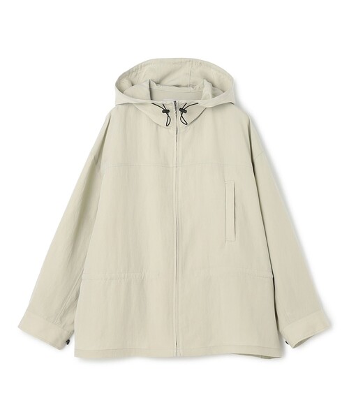 UNFILO(アンフィーロ)の「ドロスト フーディブルゾン(ブルゾン・レディース・ベージュ系/カーキ系・X-LARGE)」の15枚目の写真