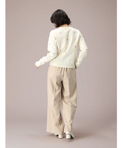fifth(フィフス)の「フルーツ刺繍クルーネックカーディガン(カーディガン/ボレロ・レディース・ネイビー/アイボリー/ブラウン・M)」の15枚目の写真