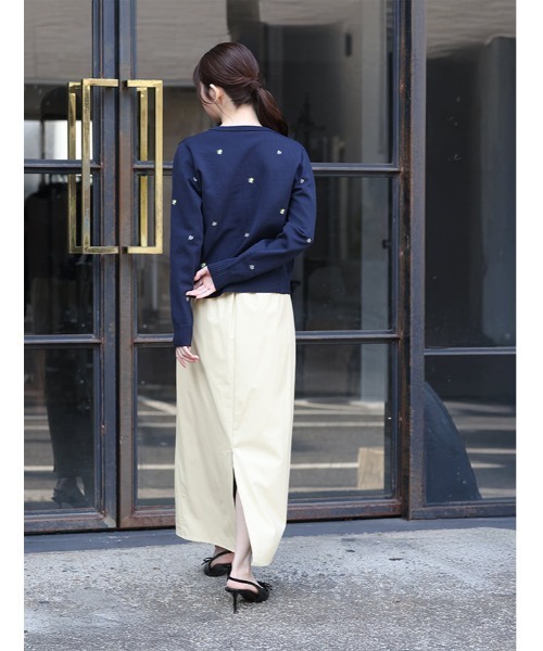 fifth(フィフス)の「フルーツ刺繍クルーネックカーディガン(カーディガン/ボレロ・レディース・ネイビー/アイボリー/ブラウン・M)」の21枚目の写真