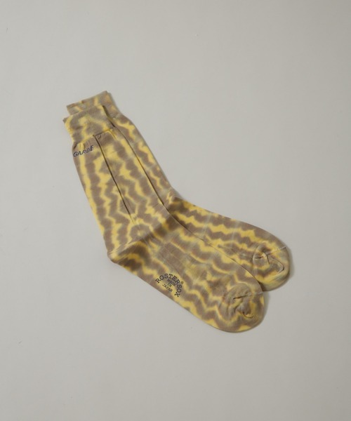 ROSTER SOX（ロスターソックス）の「ROSTER SOX/AVANT GARDE（ソックス/靴下・メンズ・イエロー/ピンク・25-27）」の2枚目の写真