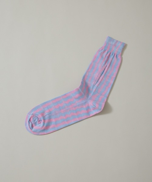 ROSTER SOX（ロスターソックス）の「ROSTER SOX/AVANT GARDE（ソックス/靴下・メンズ・イエロー/ピンク・25-27）」の4枚目の写真