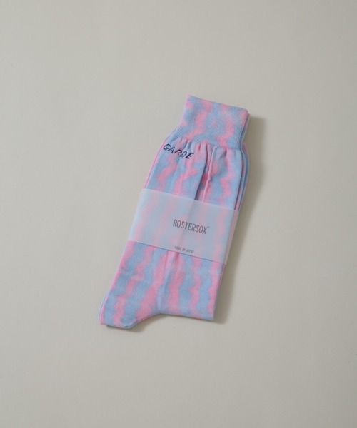 ROSTER SOX（ロスターソックス）の「ROSTER SOX/AVANT GARDE（ソックス/靴下・メンズ・イエロー/ピンク・25-27）」の3枚目の写真
