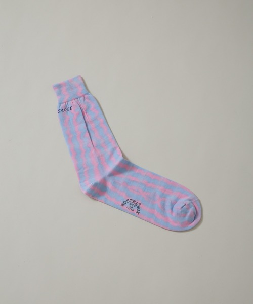 ROSTER SOX（ロスターソックス）の「ROSTER SOX/AVANT GARDE（ソックス/靴下・メンズ・イエロー/ピンク・25-27）」の5枚目の写真