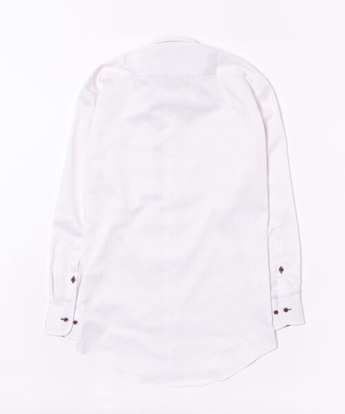 TOKYO SHIRTS（トウキョウシャツ）の「形態安定ノンアイロン ボタンダウン 長袖ビジネスワイシャツ（ビジネスシャツ・メンズ・ピンク・首回り37cm-裄丈80cm/首回り37cm-裄丈84cm/首回り39cm-裄丈80cm/首回り39cm-裄丈84cm/首回り41cm-裄丈82cm/首回り41cm-裄丈86cm/首回り42cm-裄丈82cm/首回り42cm-裄丈86cm/首回り43cm-裄丈82cm/首回り43cm-裄丈86cm）」の7枚目の写真