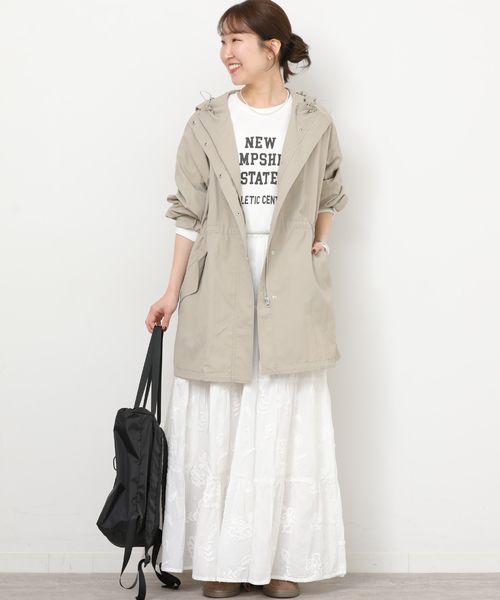 JOURNAL STANDARD relume（ジャーナルスタンダード　レリューム）の「3Dシフリティアードスカート（スカート・レディース・ホワイト/ブラック・FREE）」の10枚目の写真