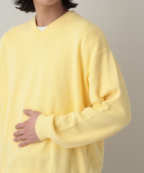 RAGEBLUE（レイジブルー）の「Ensemble Highgage Vneck knit アンサンブルVネックニット（ニット/セーター・メンズ・ネイビー/イエロー・LARGE/MEDIUM）」の17枚目の写真