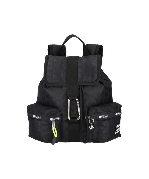 MSGM(エムエスジーエム)の「【MSGM×LeSportsac】TheMwave Jaquard Voyager Backpack(バックパック/リュック・レディース・ブラック・ONE SIZE)」の1枚目の写真