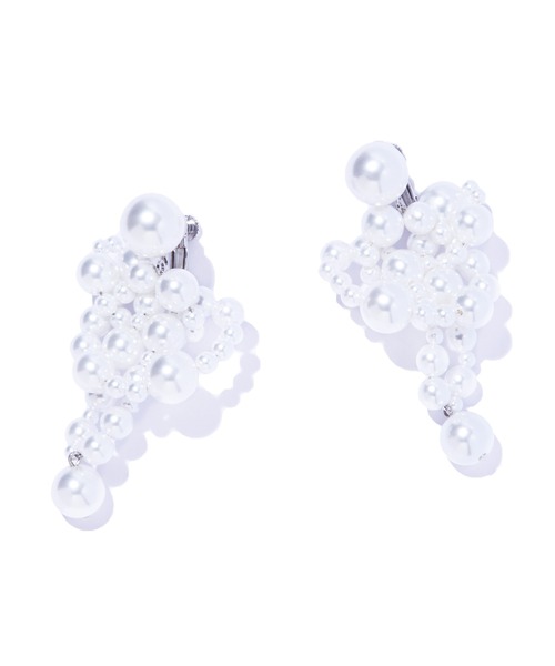 IRIS47(イリスフォーセブン)の「【IRIS 47】corallo earring/コラーロ イヤリング BO255(イヤリング・レディース・ホワイト・FREE)」の3枚目の写真