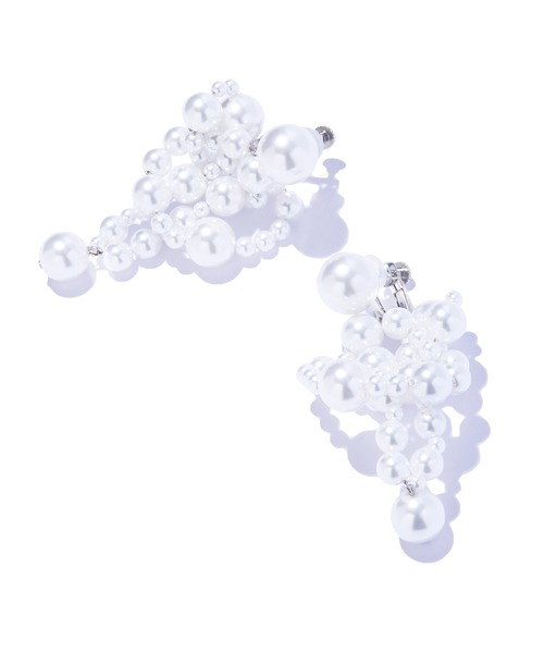 IRIS47(イリスフォーセブン)の「【IRIS 47】corallo earring/コラーロ イヤリング BO255(イヤリング・レディース・ホワイト・FREE)」の4枚目の写真
