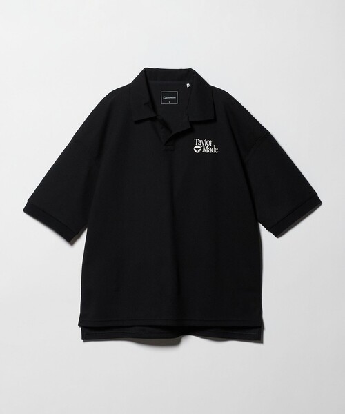 TaylorMade（テーラーメイド）の「＜TaylorMade＞HERITAGE-90 COLLECTION/ユニセックス クラシックロゴ オープンカラー ポロシャツ ストレッチ UV 吸水速乾（ポロシャツ・メンズ・オフホワイト/ブラック/ライトブルー・XL/L/S/M/XS）」の3枚目の写真