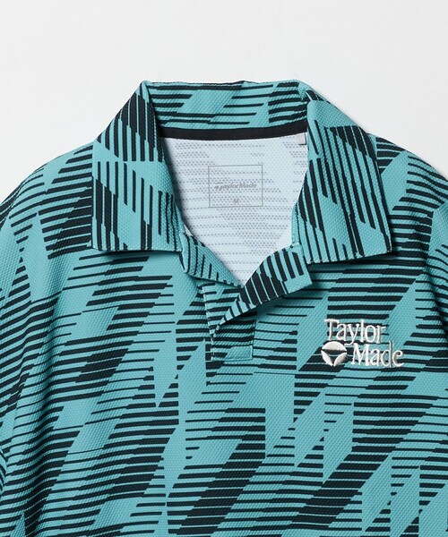 TaylorMade（テーラーメイド）の「＜TaylorMade＞HERITAGE-90 COLLECTION/ユニセックス クラシックロゴ オープンカラー ポロシャツ ストレッチ UV 吸水速乾（ポロシャツ・メンズ・オフホワイト/ブラック/ライトブルー・XL/L/S/M/XS）」の5枚目の写真