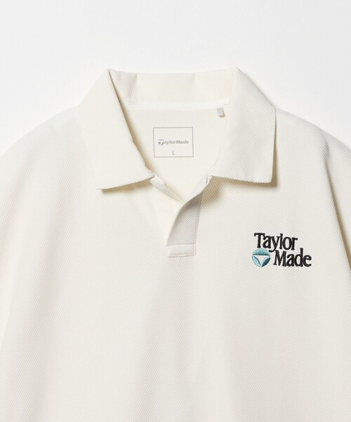 TaylorMade（テーラーメイド）の「＜TaylorMade＞HERITAGE-90 COLLECTION/ユニセックス クラシックロゴ オープンカラー ポロシャツ ストレッチ UV 吸水速乾（ポロシャツ・メンズ・オフホワイト/ブラック/ライトブルー・XL/L/S/M/XS）」の13枚目の写真
