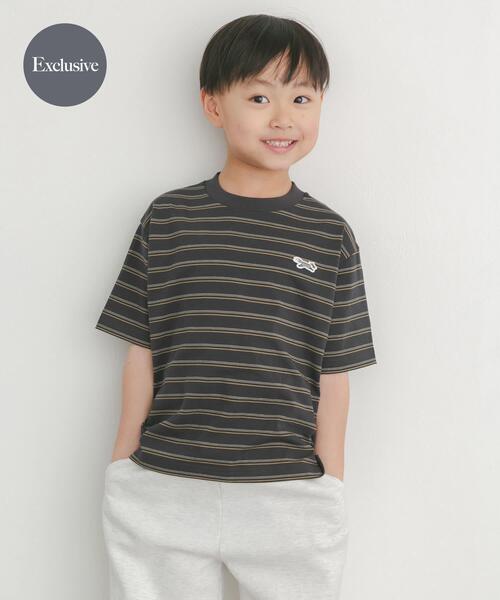 TOWNCRAFT（タウンクラフト）の「『親子リンク』『別注』PENNEYS×DOORS　THE FOX天竺 ショートスリーブTシャツ(KIDS)（Tシャツ/カットソー・キッズ・グリーン系その他/イエロー系その他・135/105/120）」の2枚目の写真