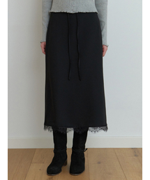 Oly lace H skirt (black)