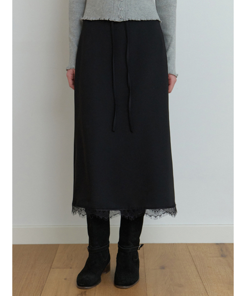 RE_L(リエル)の「Oly lace H skirt (black)(スカート・レディース・その他・SMALL/MEDIUM)」の1枚目の写真