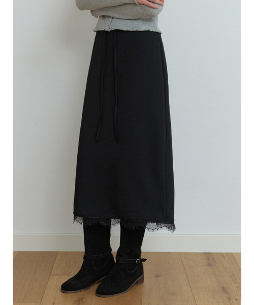 RE_L(リエル)の「Oly lace H skirt (black)(スカート・レディース・その他・SMALL/MEDIUM)」の2枚目の写真