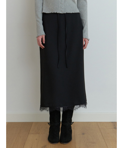 RE_L(リエル)の「Oly lace H skirt (black)(スカート・レディース・その他・SMALL/MEDIUM)」の3枚目の写真