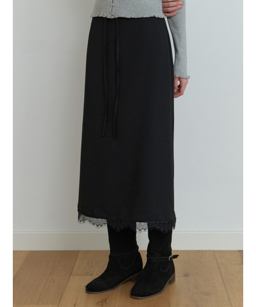 RE_L(リエル)の「Oly lace H skirt (black)(スカート・レディース・その他・SMALL/MEDIUM)」の4枚目の写真