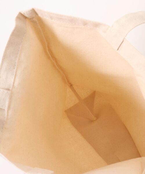 LIFEMAX(ライフマックス)の「【LIFEMAX/ライフマックス】オーガニックコットンキャンバストート(M)/マチ付き 肩掛け 大容量 エコバッグ ナチュラル 生成り サステナブル(トートバッグ・レディース・ナチュラル・FREE)」の4枚目の写真
