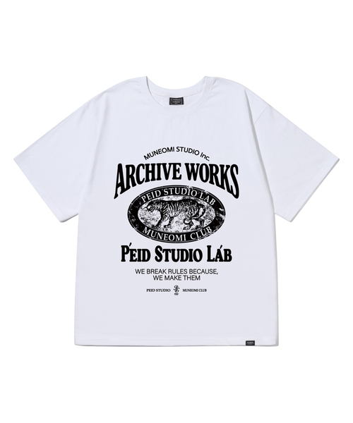PEID(ペイド)の「PD タイガーワークス 半袖Tシャツ ホワイト(Tシャツ/カットソー・レディース・ホワイト・2/3/4/5/6/1)」の1枚目の写真