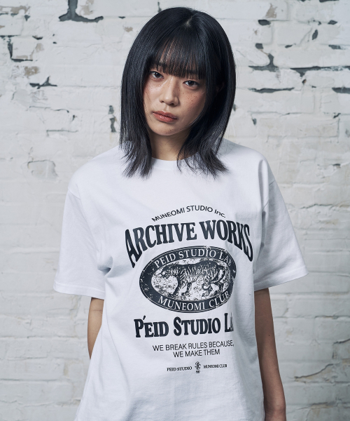 PEID(ペイド)の「PD タイガーワークス 半袖Tシャツ ホワイト(Tシャツ/カットソー・レディース・ホワイト・2/3/4/5/6/1)」の2枚目の写真