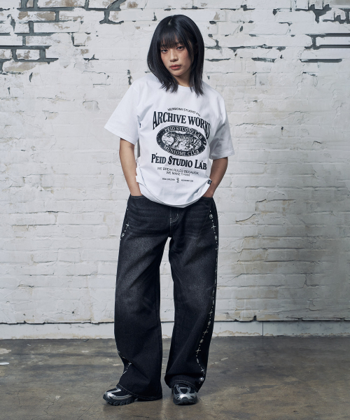 PEID(ペイド)の「PD タイガーワークス 半袖Tシャツ ホワイト(Tシャツ/カットソー・レディース・ホワイト・2/3/4/5/6/1)」の4枚目の写真
