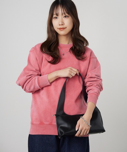 ACASAM(アカサム)の「ACASAM/アカサム PLANE CREW NECK SWEAT SHIRTS カジュアル ストリート クルーネック スウェット トレーナー ヴィンテージ 秋 秋服 2026年秋冬(スウェット・レディース・レッド/ホワイト/ネイビー/ブラック・S/M/L/XL)」の4枚目の写真