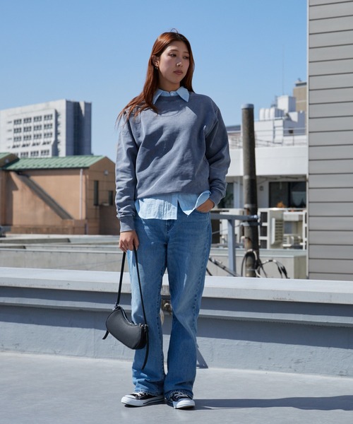 ACASAM(アカサム)の「ACASAM/アカサム PLANE CREW NECK SWEAT SHIRTS カジュアル ストリート クルーネック スウェット トレーナー ヴィンテージ 秋 秋服 2026年秋冬(スウェット・レディース・レッド/ホワイト/ネイビー/ブラック・S/M/L/XL)」の13枚目の写真