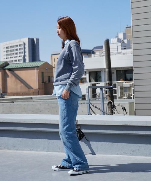 ACASAM(アカサム)の「ACASAM/アカサム PLANE CREW NECK SWEAT SHIRTS カジュアル ストリート クルーネック スウェット トレーナー ヴィンテージ 秋 秋服 2026年秋冬(スウェット・レディース・レッド/ホワイト/ネイビー/ブラック・S/M/L/XL)」の14枚目の写真