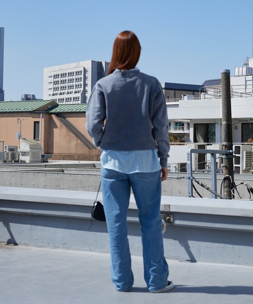 ACASAM(アカサム)の「ACASAM/アカサム PLANE CREW NECK SWEAT SHIRTS カジュアル ストリート クルーネック スウェット トレーナー ヴィンテージ 秋 秋服 2026年秋冬(スウェット・レディース・レッド/ホワイト/ネイビー/ブラック・S/M/L/XL)」の15枚目の写真