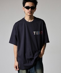 ABETTOR グラインダー加工手書き風「THICS」ロゴSS/T ※数量限定 半袖