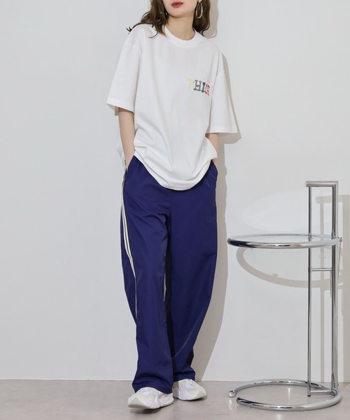 FUNALIVE(ファンアライブ)の「ABETTOR グラインダー加工手書き風「THICS」ロゴSS/T ※数量限定 半袖(Tシャツ/カットソー・メンズ・ホワイト/ブラック・M/L)」の12枚目の写真
