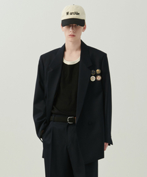 Beyond Closet（-）の「[COLLECTION LINE] ソフトギャバジンイージーテーラードウールジャケットネイビー（テーラードジャケット）」