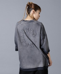 DankeSchon/ダンケシェーン/PIGMENT SPRAY S/S TEE SCHATTEN