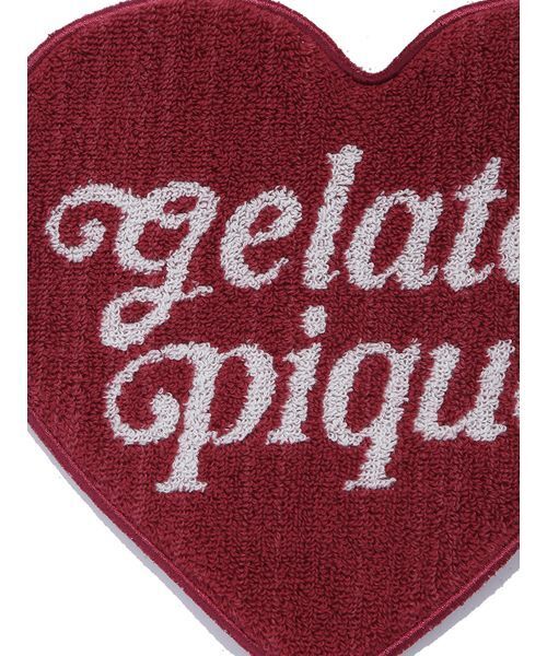 gelato pique(ジェラートピケ)の「ハートハンドタオル(ハンカチ/ハンドタオル・レディース・レッド・F)」の4枚目の写真