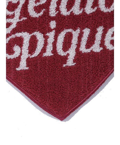 gelato pique(ジェラートピケ)の「ハートハンドタオル(ハンカチ/ハンドタオル・レディース・レッド・F)」の5枚目の写真