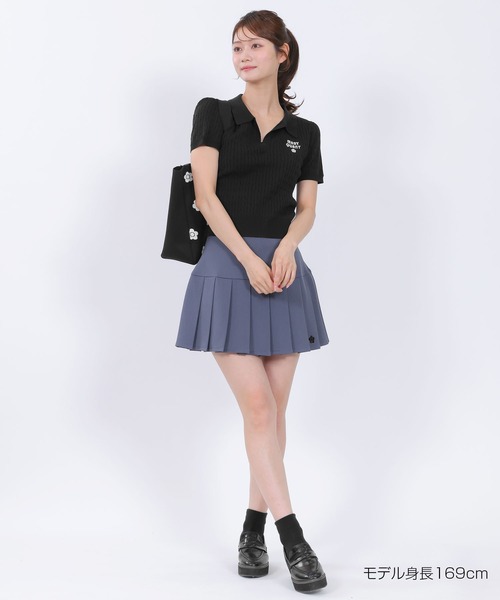 MARY QUANT(マリークワント)の「レイヤードポロ プルオーバー(ポロシャツ・レディース・ネイビー/ブラック/アイボリー/グレー・M)」の12枚目の写真