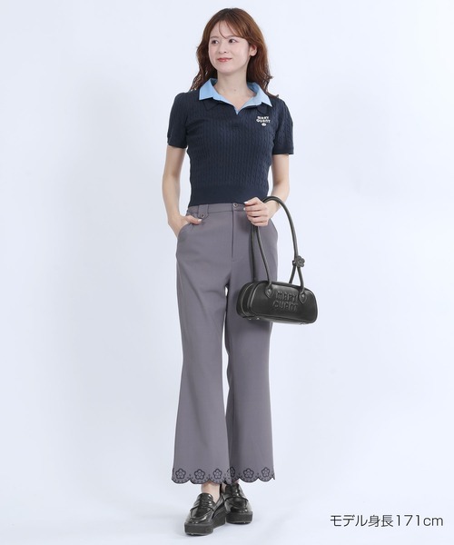 MARY QUANT(マリークワント)の「レイヤードポロ プルオーバー(ポロシャツ・レディース・ネイビー/ブラック/アイボリー/グレー・M)」の20枚目の写真