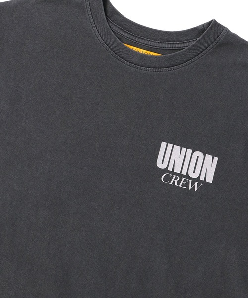 UNION(UNION TOKYO)(ユニオン)の「UNION TOKYO U CREW TEE ユニオントーキョー Tシャツ(Tシャツ/カットソー・メンズ・ブラック/ホワイト・L/M/S/XXL/XL)」の6枚目の写真