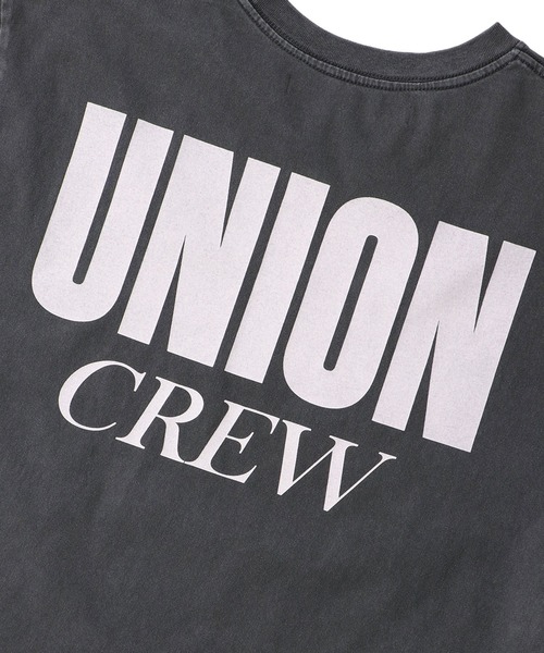 UNION(UNION TOKYO)(ユニオン)の「UNION TOKYO U CREW TEE ユニオントーキョー Tシャツ(Tシャツ/カットソー・メンズ・ブラック/ホワイト・L/M/S/XXL/XL)」の7枚目の写真